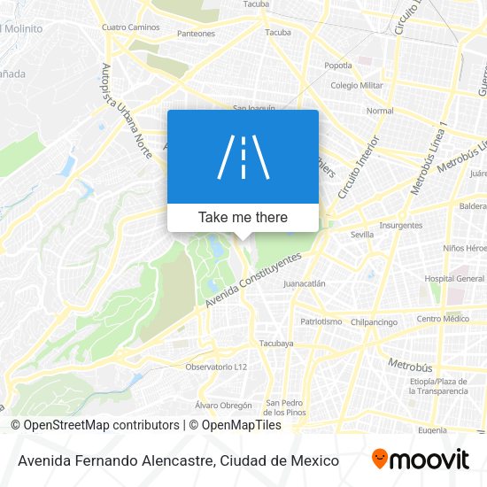 Mapa de Avenida Fernando Alencastre