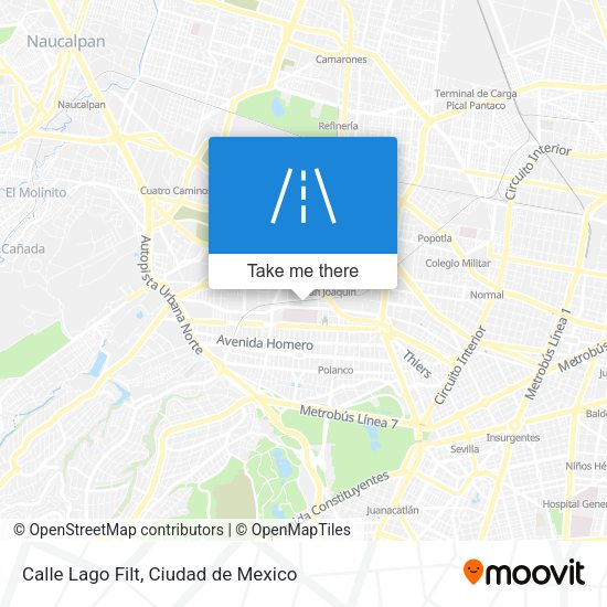 Calle Lago Filt map