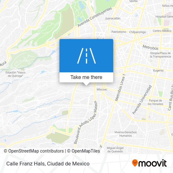 Mapa de Calle Franz Hals