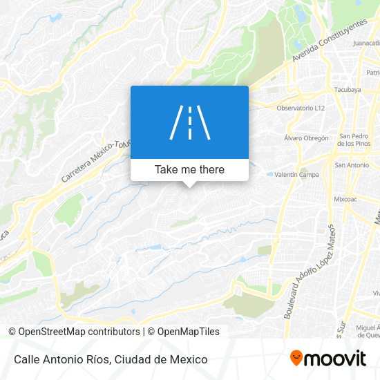Calle Antonio Ríos map
