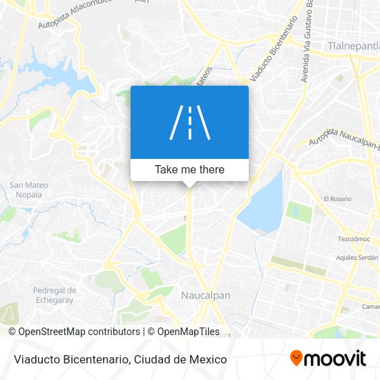 Mapa de Viaducto Bicentenario