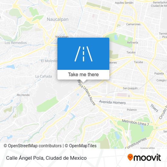 Mapa de Calle Ángel Pola