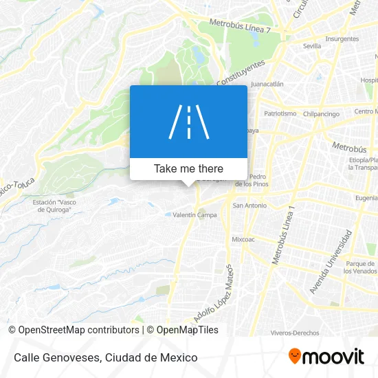 Mapa de Calle Genoveses