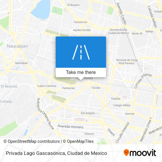 Privada Lago Gascasónica map