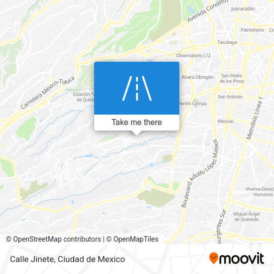 Calle Jinete map