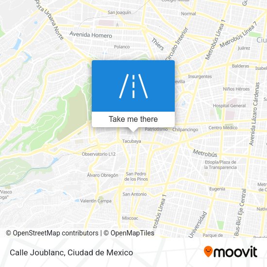 Mapa de Calle Joublanc