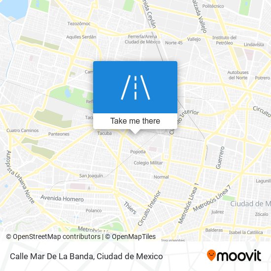 Calle Mar De La Banda map