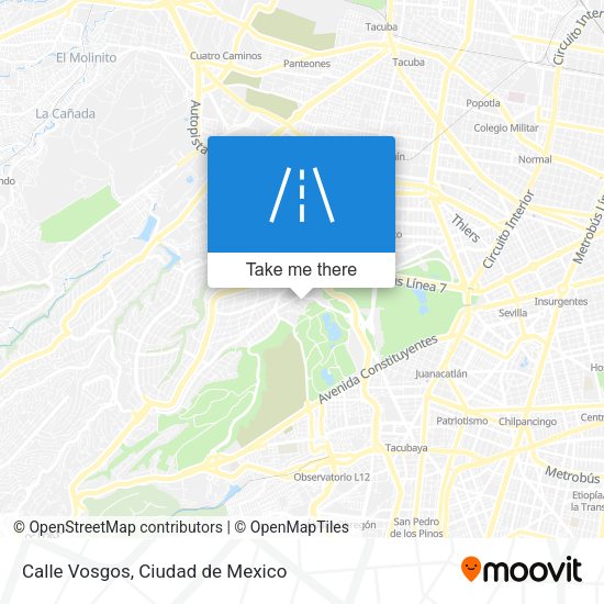 Mapa de Calle Vosgos