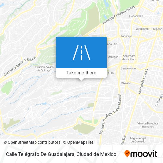 Calle Telégrafo De Guadalajara map