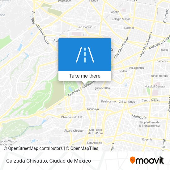 Calzada Chivatito map