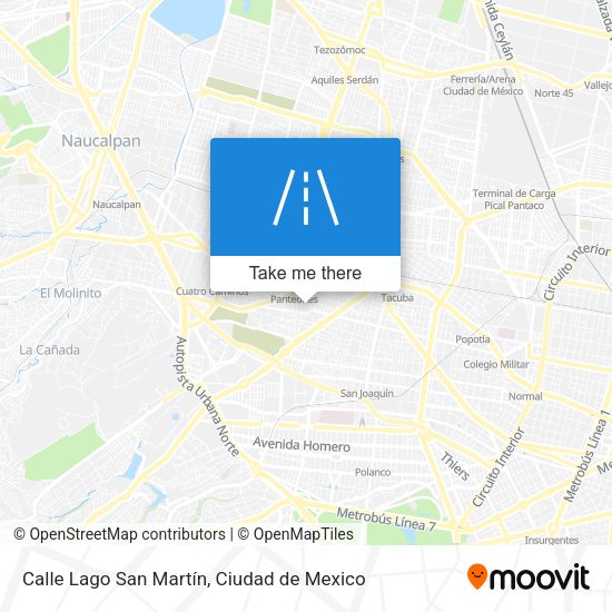 Mapa de Calle Lago San Martín