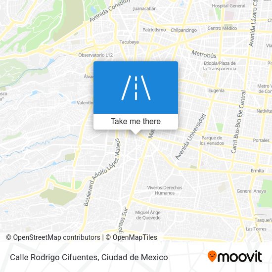 Calle Rodrigo Cifuentes map