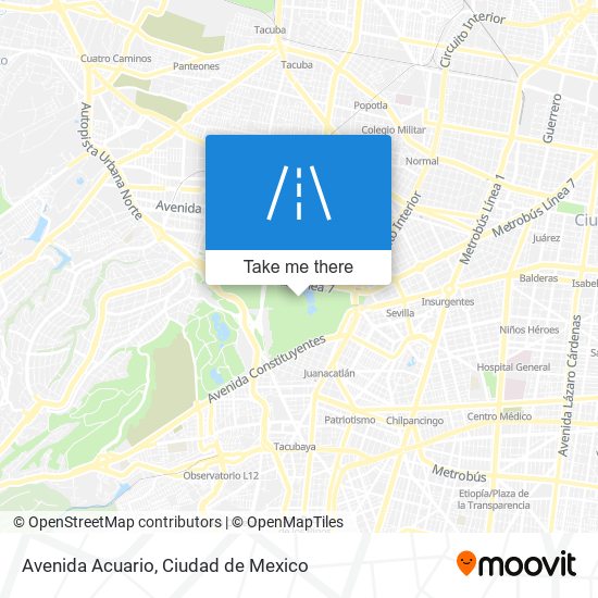 Avenida Acuario map