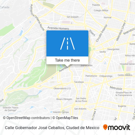 Calle Gobernador José Ceballos map
