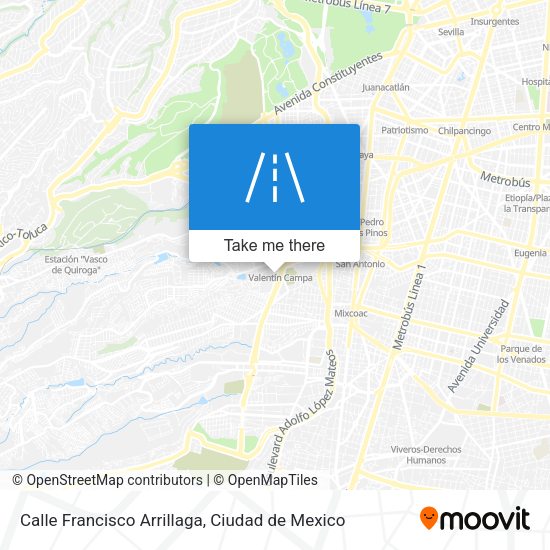 Calle Francisco Arrillaga map
