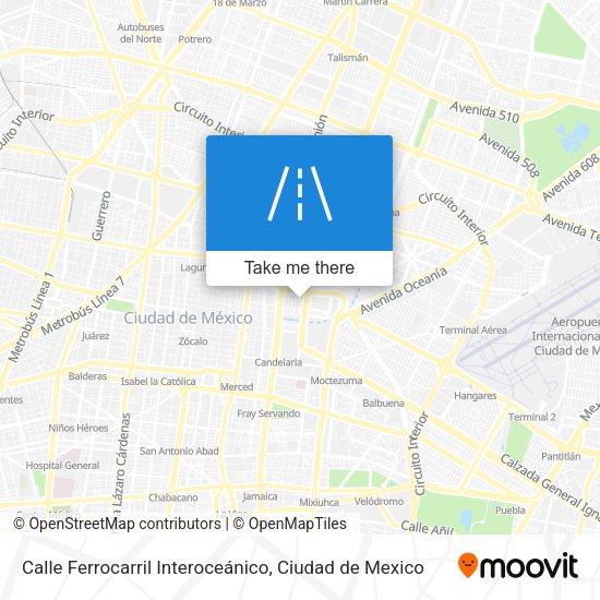 Mapa de Calle Ferrocarril Interoceánico