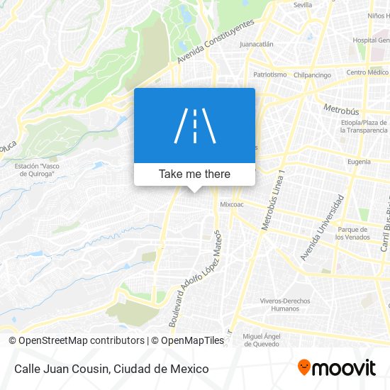 Calle Juan Cousin map