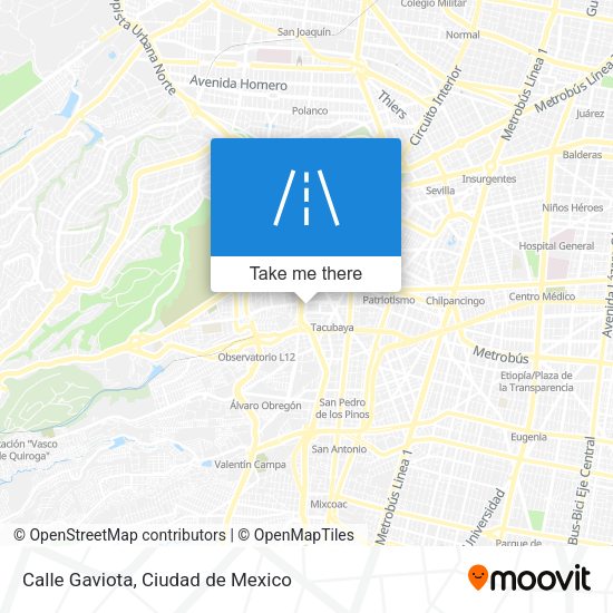 Mapa de Calle Gaviota