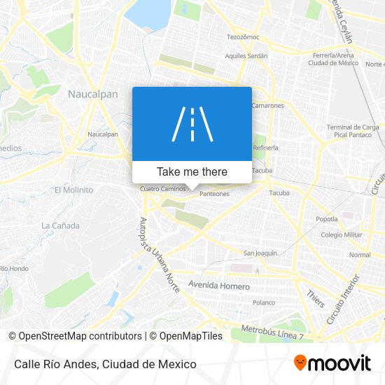 Calle Río Andes map