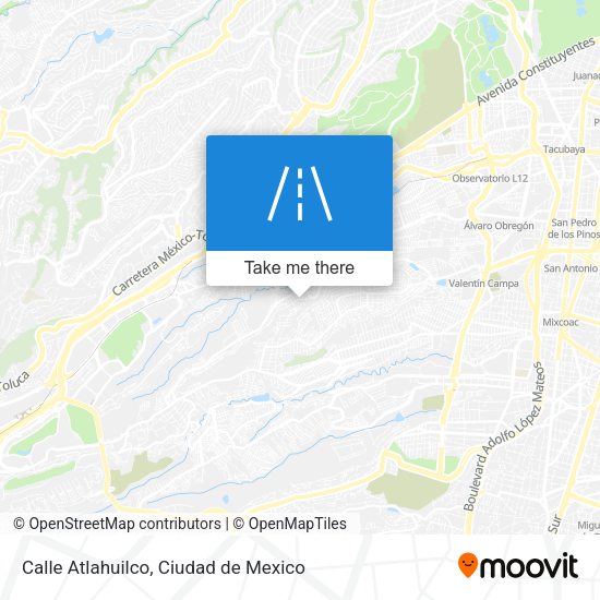 Mapa de Calle Atlahuilco