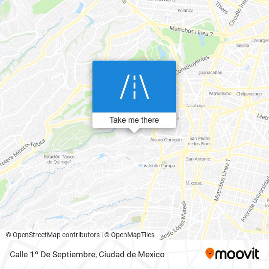 Calle 1º De Septiembre map