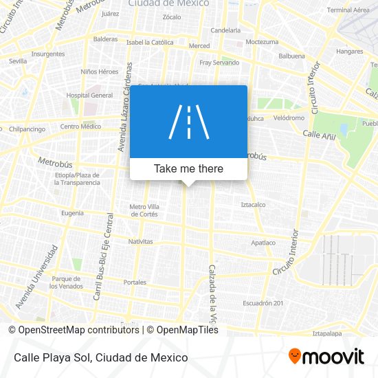 Calle Playa Sol map