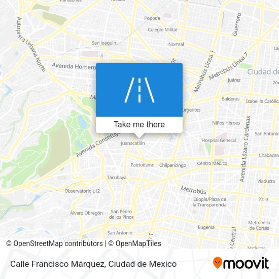 Calle Francisco Márquez map
