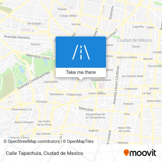 Calle Tapachula map