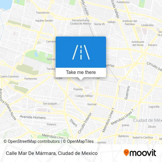 Calle Mar De Mármara map