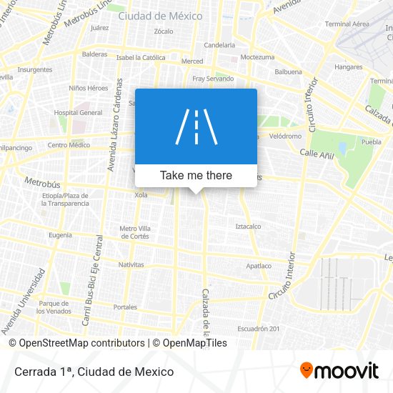 Mapa de Cerrada 1ª