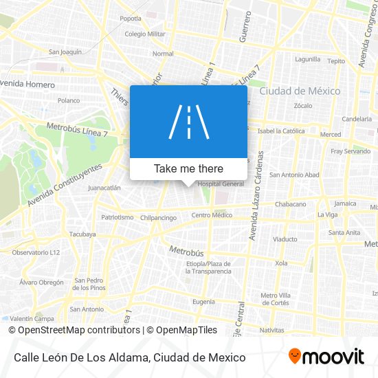 Mapa de Calle León De Los Aldama