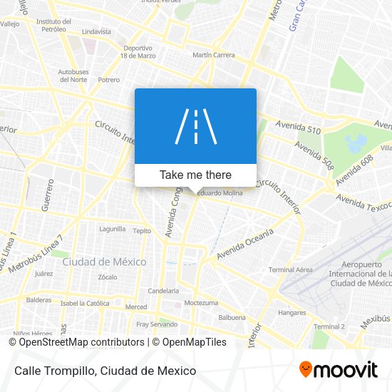 Calle Trompillo map