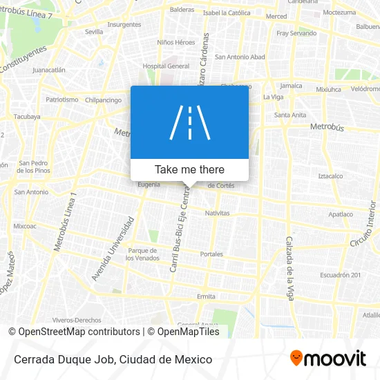 Cerrada Duque Job map