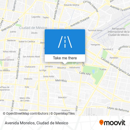 Avenida Morelos map