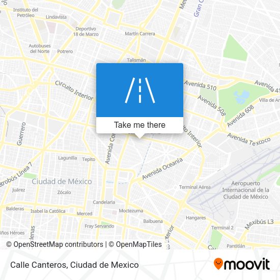 Calle Canteros map