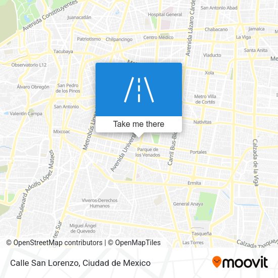 Calle San Lorenzo map