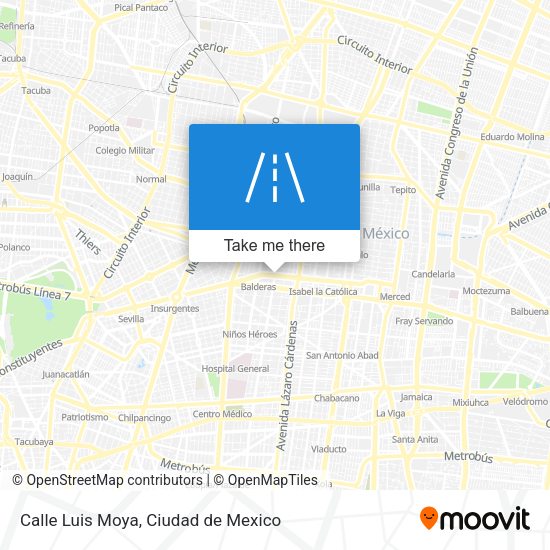 Calle Luis Moya map