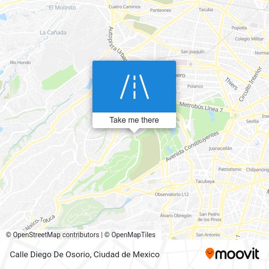 Calle Diego De Osorio map