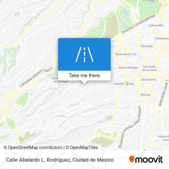 Mapa de Calle Abelardo L. Rodríguez