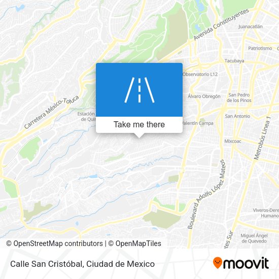 Mapa de Calle San Cristóbal