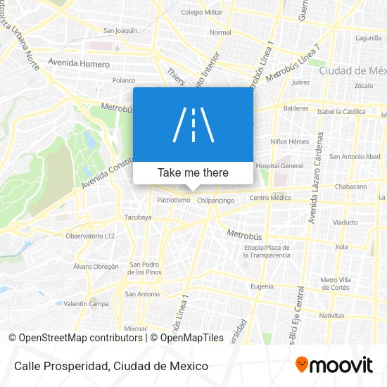 Calle Prosperidad map