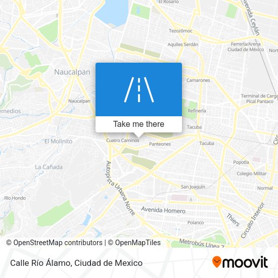 Mapa de Calle Río Álamo
