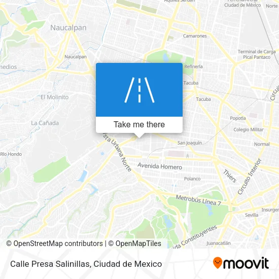 Mapa de Calle Presa Salinillas