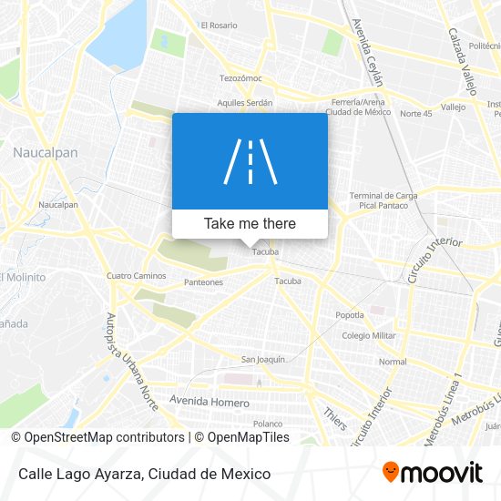 Calle Lago Ayarza map