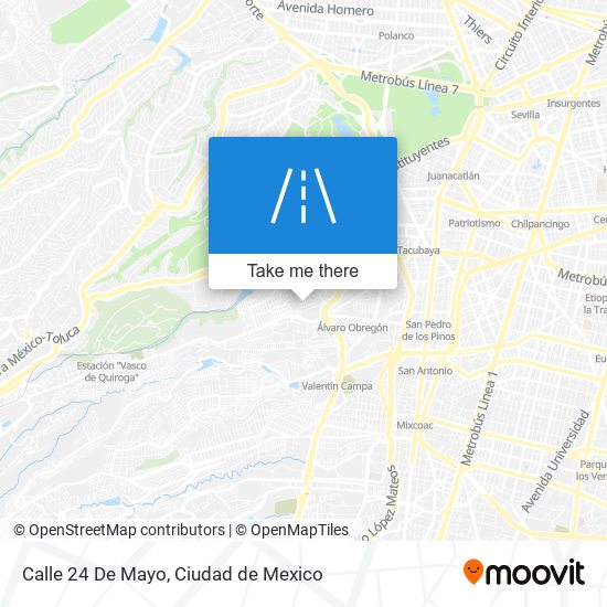 Calle 24 De Mayo map