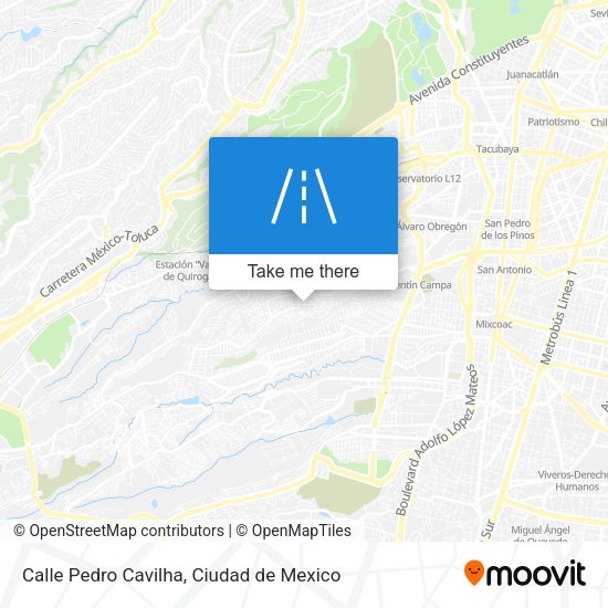 Calle Pedro Cavilha map