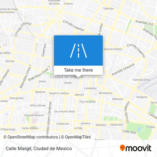 Mapa de Calle Margil