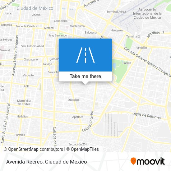 Avenida Recreo map