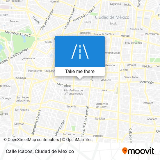 Mapa de Calle Icacos