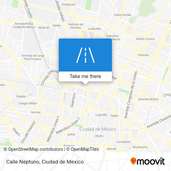 Calle Neptuno map